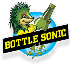 Bottle Sonic Glass Bottle Crusher Logo